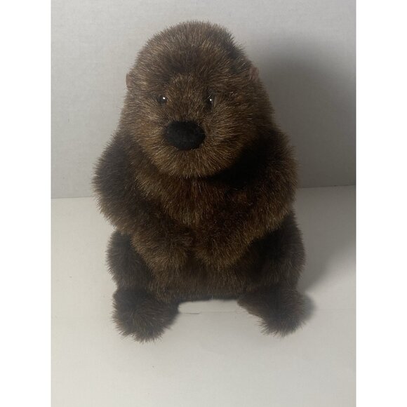Beaver Plush 12 Inches Douglas The Cuddle Toy Brown - Picture 1 of 8